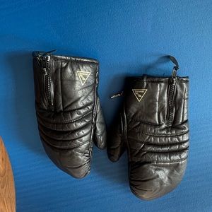 Vintage Saranac All Leather Mittens